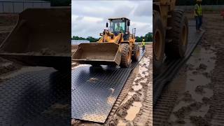 How temporary roads are built for vehicle traffic #road #temporary #construction #shorts