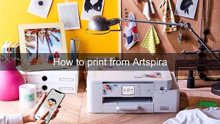 [BrotherSupportSewing] How to print from Artspira