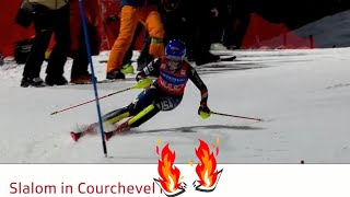 Ski Alpin Women's Night Slalom Courchevel 1.run Highlights 2023