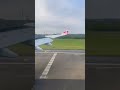 Swiss airlines landing view in Zürich airport #flughafen #shorts #ytshorts