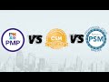 PMP vs CSM vs PSM | Which certification should you go for first?