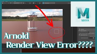 Maya Arnold Render View Error???? 해결방법