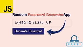 🎬Random Password Generator | Html CSS Javascript✨