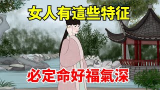 女人有這些特征，必定命好福氣深，有一種，就很了不起！【國學心旅】#為人處世#深夜讀書#生活經驗#磁場#靈性#思維#認知