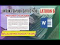 Belajar Microsoft Word Untuk Pemula | Cara Membuat Kolom Koran di Microsoft Word | Latihan 6