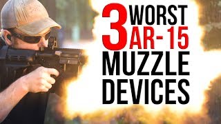 3 Worst Muzzle Devices for AR-15 Pistols