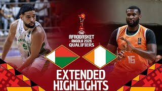 Madagascar 🇲🇬 v Côte d'Ivoire 🇨🇮 | Extended Highlights | FIBA AfroBasket 2025 Qualifiers