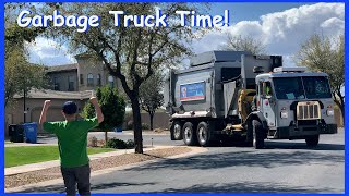 Follow Way Powerful Phoenix Garbage Truck With Me!