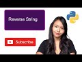 Reverse String Python Leetcode 344 | Two Pointers | Algorithm Explained