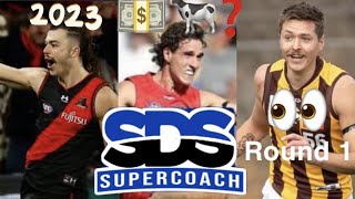 SDS SuperCoach First Reaction To SuperCoach Team Picker 2023| Building My Side| Reviewing Prices!