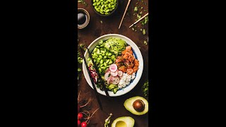 Salmon Poke Bowl! Delicious!