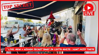 🔴LIVE: New \u0026 HIDDEN Secret Bars in COSTA ADEJE- don’t miss these in Tenerife! 🙌🏼 🍺