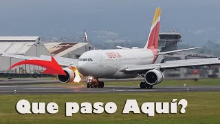 @iberia  330-200 aterrizando en SJO extraño ruido 🌟