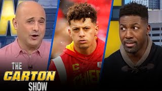 Any chance Mahomes brings Chiefs a win vs. Burrow's Bengals with sprained ankle? | THE CARTON SHOW