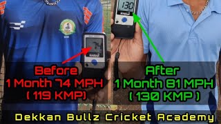 Fast Bowling Speed Improvement  Result Video #Great Improvement Raj 👏#shorts#100mph#74MPHto81mph