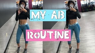 My ab workout routine!