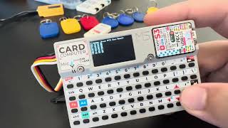 Scanning RFID tags and writing custom UID with Cardputer and #BruceFirmware
