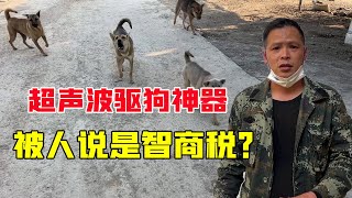 小何被一群恶狗追赶，掏出驱狗器对恶犬狂按输出，这真的管用吗？【桥头小何】