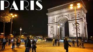 🇫🇷[PARIS 4K]  WALK IN PARIS "NIGHT IN CHAMPS-ÉLYSÉES" (EDITED VERSION) 08/DECEMBER/2022