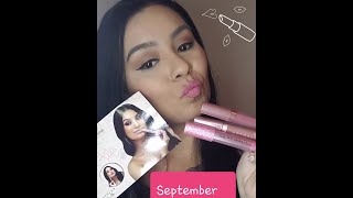 LiveGlam September Lippies Swatches