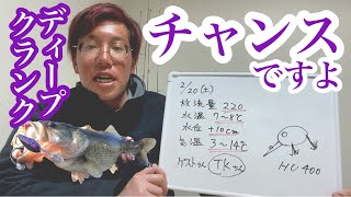 【必見】なぜディープクランク（HU400）で釣れたのか？【徹底解説】