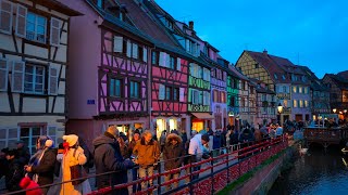 Colmar France - Evening 4K Walking Tour