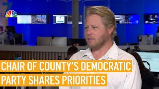 San Diego County Democratic Party's new chair shares priorities | Politically Speaking | NBC 7