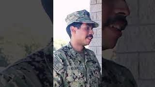Is the Navy gay? 🤔 #military #marine #army #navy #airforce #interview #shorts #funny #joke