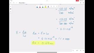 How to use Poisson's Ratio in simple Stress \u0026 Strain Calculations - Example 3