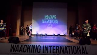 Waacking International 2015 Quater-Final marid (WINNER) vs Waackeisha