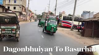 Dagonbhuiyan To Basurhat By Motorcycle | Feni To Noakhali | Dagonbhuiyan To Companigonj |