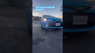 2019 Toyota Corolla XSE Hatchback Blue Flame 🔥