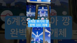 개같은 루기아 6계정 깡!! 이로치 확률 주작 #pokemongo #포켓몬고 #루기아