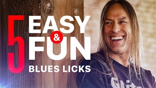 5 Easy and Fun Blues Licks | GuitarZoom.com | Steve Stine and Dan Denley