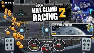 Hill Climb Racing 2 NEW MAP Sky Rock Outpost Gameplay Walkthrough Android IOS