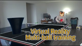 Is it feasible to improve table tennis skills by practicing with VR equipment?(Eleven Table Tennis)