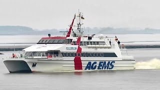 Nordlicht IMO 8816015 Emden Borkum Fähre AG Ems Katamaran Island ferry catamaran