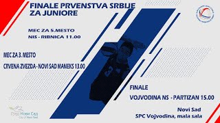 FINALE PRVENSTVA SRBIJE ZA JUNIORE , FINALNI DAN - NOVI SAD (UŽIVO)