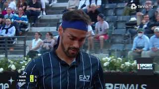 J. Sinner Vs. F. Fognini - Rome R2 2022