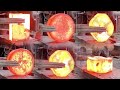 The Process Of Forging Steel Using Giant Hydraulic Hammers Part 28