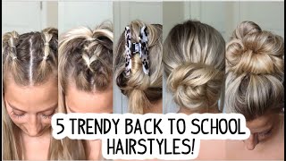 5 TRENDY BACK TO SCHOOL TIKTOK HAIRSTYLES!