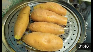 Food｜蒸红薯(Sweet Potato)时，直接上锅是不对的，教你2个小技巧，保证香甜又绵软