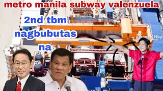 metro manila subway update 2/11/23 2nd tbm nagbubutas na