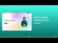 How To Make A Portfolio Website Design Using Figma In 5 Minutes
