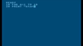 Atari XL/XE, BASIC, simple program