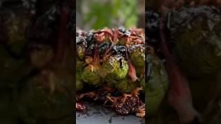 Savor the Crunch: Roasted Brussel Sprouts on a Stalk Recipe! #food #shorts #recipe #healthyfood