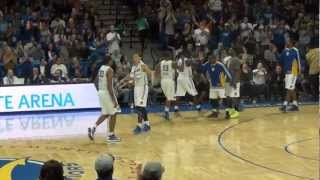 Tyler Jam then Hannah 3pts \u0026 crowd erupts!  SC Warriors home game #20 3/23/2013