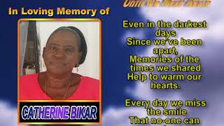 Catherine Bikar memorial