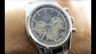 Zenith El Primero 38.5mm Chronograph 03.2150.400/21.M2150 Zenith Watch Review