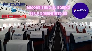 FIDAE 2024 - Recorriendo el Boeing 787-9 Dreamliner de LATAM